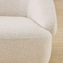 Verage Stone White Swivel Occasional Chair