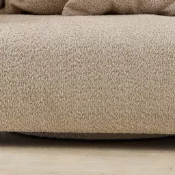 Marcela Mid Beige Woven Fabric Swivel Occasional Chair