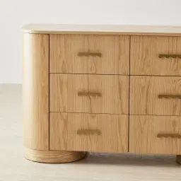 Terzetto Kids Light Oak Veneer Dresser