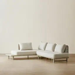 Luciana Matte Mocha 4-Seater Outdoor Sofa