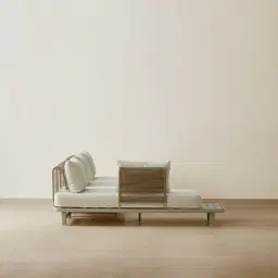 Luciana Matte Mocha 4-Seater Outdoor Sofa