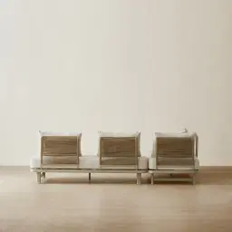 Luciana Matte Mocha 4-Seater Outdoor Sofa