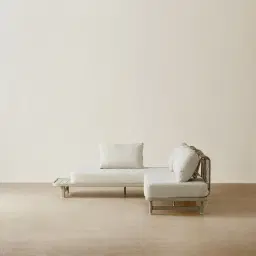 Luciana Matte Mocha 4-Seater Outdoor Sofa