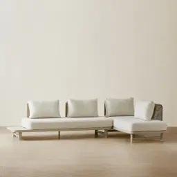 Luciana Matte Mocha 4-Seater Outdoor Sofa