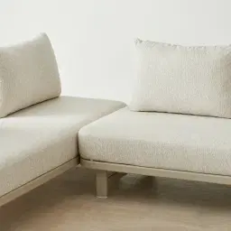 Luciana Matte Mocha 4-Seater Outdoor Sofa