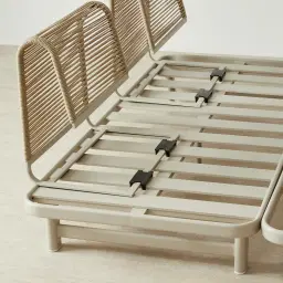 Luciana Matte Mocha 4-Seater Outdoor Sofa