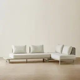 Luciana Matte Mocha 4-Seater Outdoor Sofa