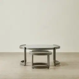 Pironi Matte Taupe Coffee Table