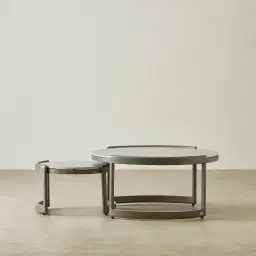 Pironi Matte Taupe Coffee Table