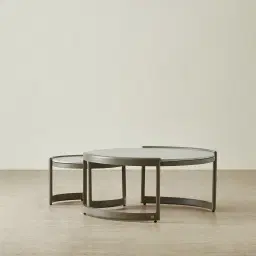 Pironi Matte Taupe Coffee Table