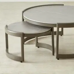 Pironi Matte Taupe Coffee Table