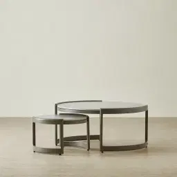 Pironi Matte Taupe Coffee Table