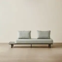 Luciana Matte Taupe 4-Seater Outdoor Sofa