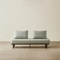 Luciana Matte Taupe 4-Seater Outdoor Sofa