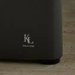 Carlotta Matte Anthracite 5-Seater Outdoor Sofa With Coffee Table