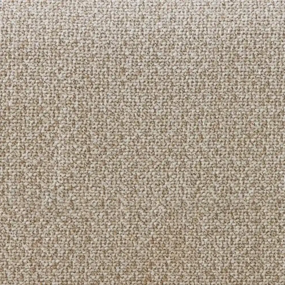 Willow Ivory Beige Woven Fabric Modular Armless Seat