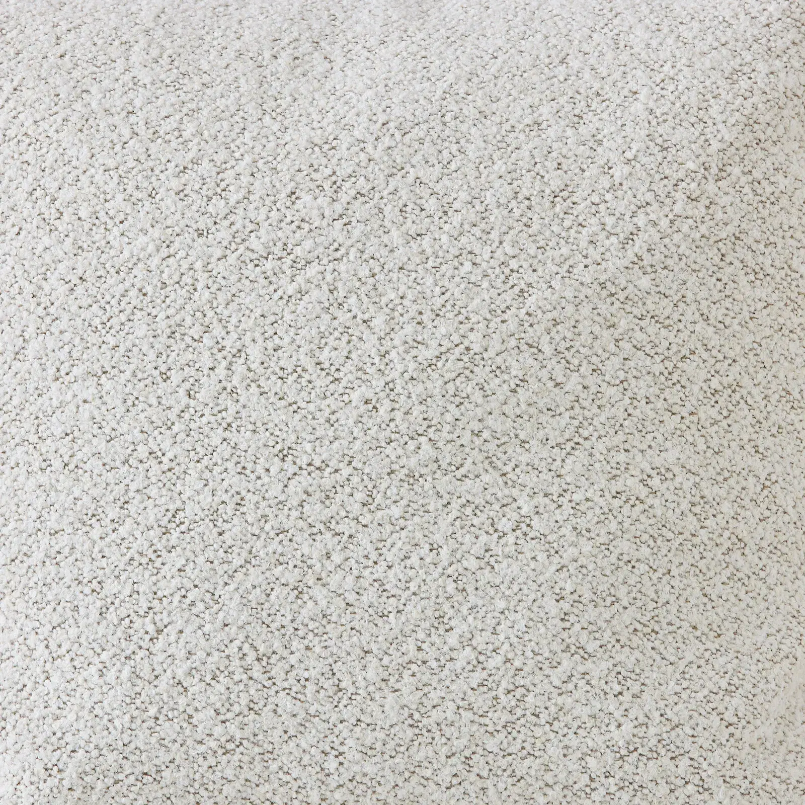 Willow Stone White Woven Fabric Modular Armless Seat