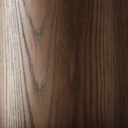 Terzetto Pandora Brown Sintered Stone Round Coffee Table High - Dark Brown Ash Legs 90x45cm