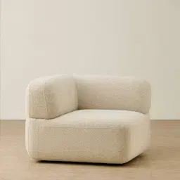 Capri Pearl Beige Modular Corner Seat