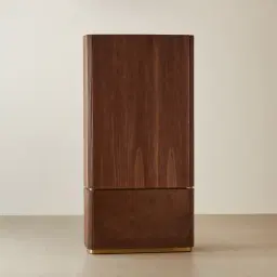 San Pierre II Walnut Veneer High Cabinet