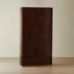 San Pierre II Ebony Brown Ash Veneer Bookshelf