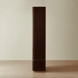 San Pierre II Ebony Brown Ash Veneer Bookshelf