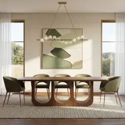 Polina Black Vegan Leather Dining Chair - Brushed Bronze Legs