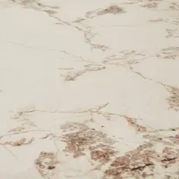 Portobello Pandora Brown Sintered Stone Top Dining Table - Toffee Brown Ash Legs 270x120cm