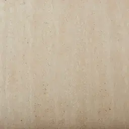 San Pierre Light Brown Ash Veneer Round Dining Table with Travertine Finish Sintered Stone Top - 120cm