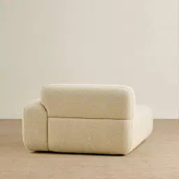 Capri Pearl Beige Modular Right Chaise