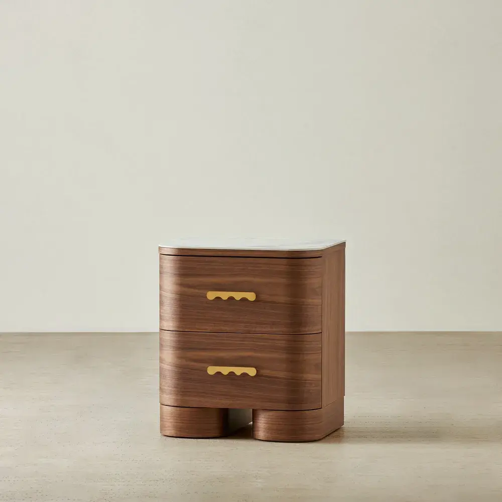 Terzetto Kids Mocha Walnut Bedside Table