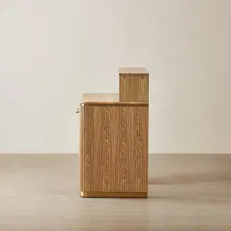 San Pierre Kids Light Brown Ash Veneer Study Desk