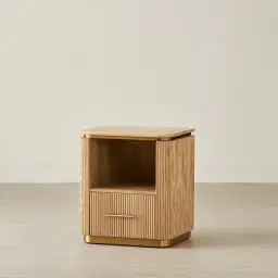 San Pierre Kids Light Brown Ash Veneer Bedside Table