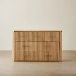 San Pierre Kids Light Brown Ash Veneer Dresser