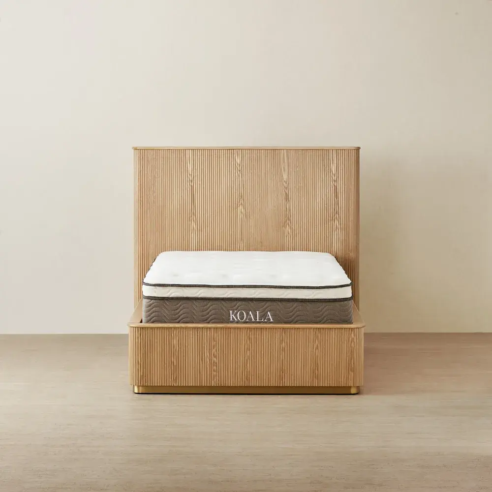 San Pierre Light Brown Ash King Single Bed 108x204cm