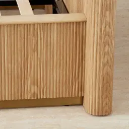 San Pierre Light Brown Ash Veneer Double Bed