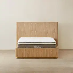 San Pierre Light Brown Ash Veneer Double Bed