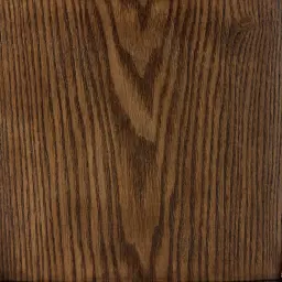 Lila Mid Beige Woven Fabric Dining Chair - Amber Brown Wooden Leg