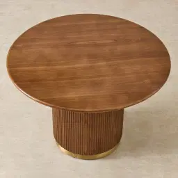 San Pierre Kids Toffee Brown Ash Veneer Play Table