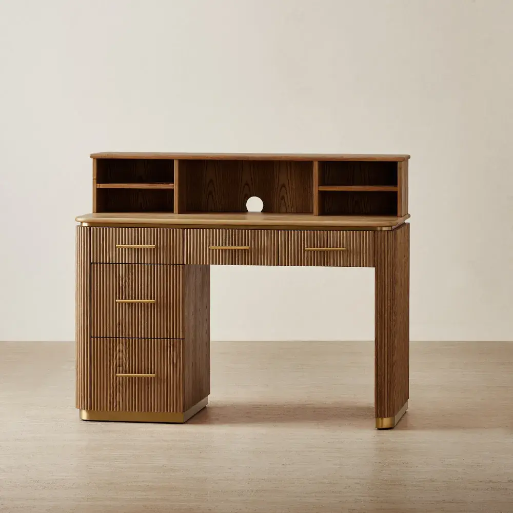 San Pierre Toffee Brown Ash Kids Study Desk