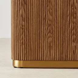 San Pierre Kids Toffee Brown Ash Veneer Study Desk