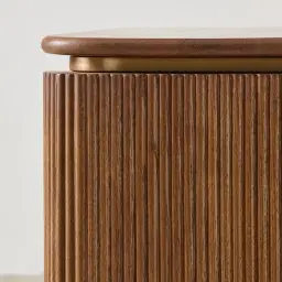 San Pierre Kids Toffee Brown Ash Veneer Bedside Table