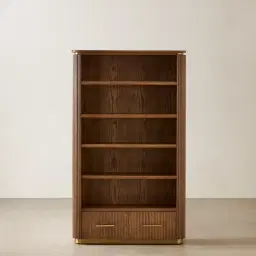 San Pierre Kids Toffee Brown Ash Veneer Bookshelf