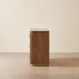 San Pierre Kids Toffee Brown Ash Veneer Dresser