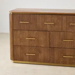 San Pierre Kids Toffee Brown Ash Veneer Dresser