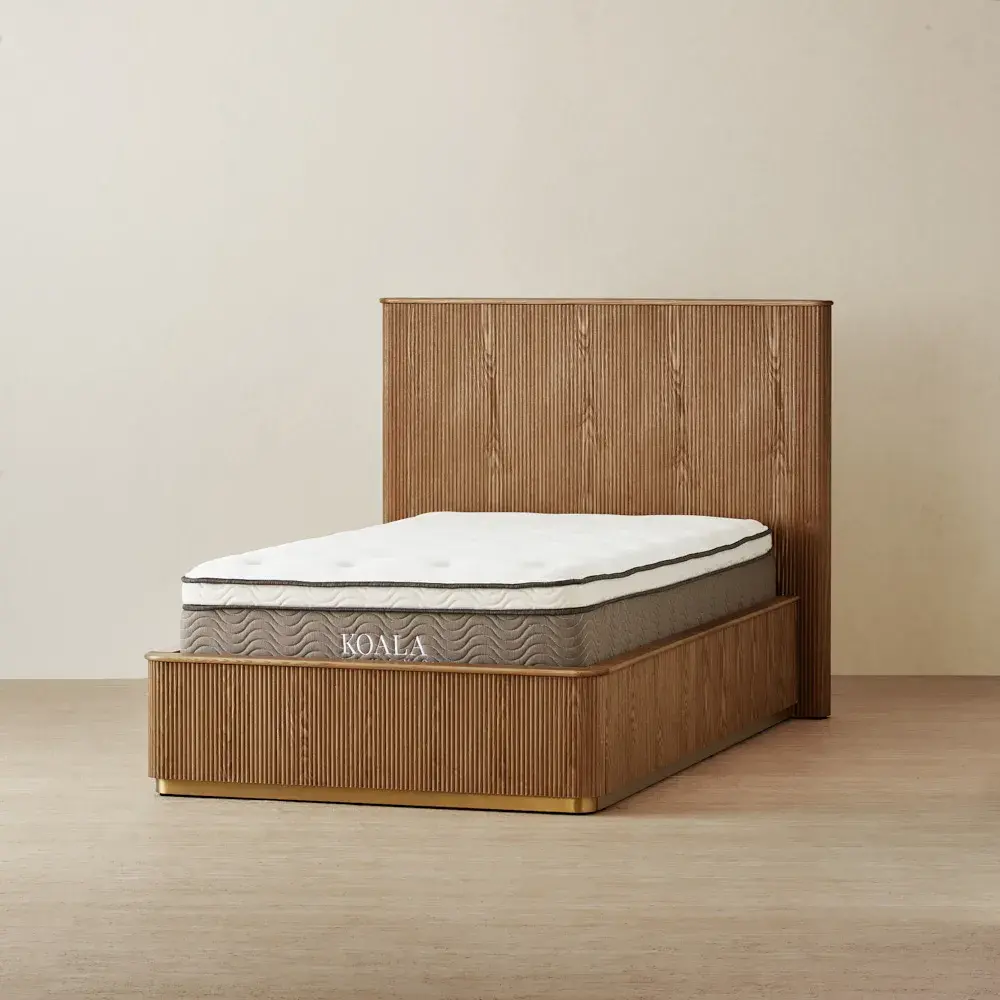 San Pierre Toffee Brown Ash King Single Bed