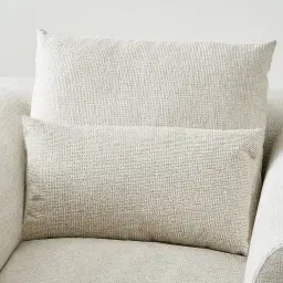 Riviera III Isabelline White Fabric Occasional Chair