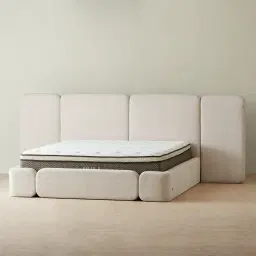 Arcadia Warm Ivory King Bed