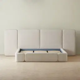 Arcadia Warm Ivory King Bed