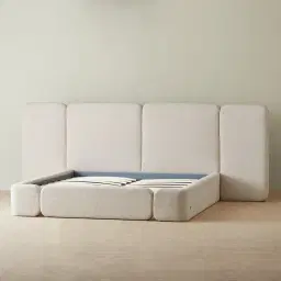 Arcadia Warm Ivory Queen Bed